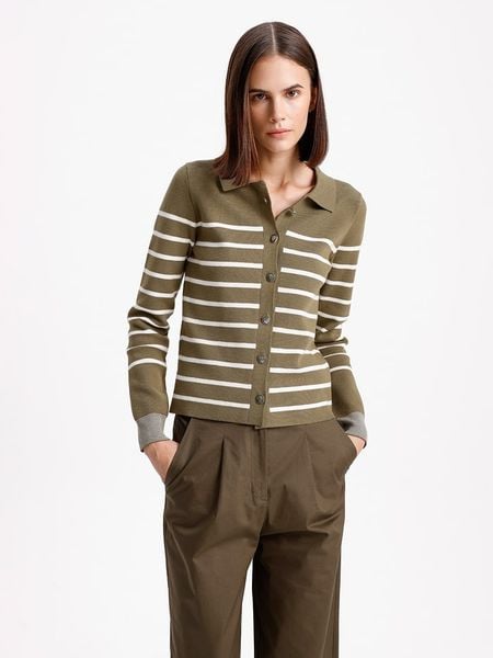 BGN Kardigan w kolorze oliwkowo-białym rozmiar: 36. Brązowe kardigany BGN, bez wzorów. Za 104.89 zł.