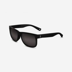 Okulary przeciwsłoneczne dla dorosłych MH140 kategoria 3. Czarne okulary przeciwsłoneczne DECATHLON, bez wzorów, z kauczuku, sportowe. Za 59.99 zł.