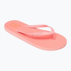 Japonki damskie Billabong Sunlight. Czerwone klapki Billabong, bez wzorów, bez obcasa. Za 53.99 zł.