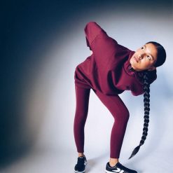 Damskie legginsy Kappa Gazib. Czerwone legginsy Kappa, bez wzorów. Za 218.50 zł.