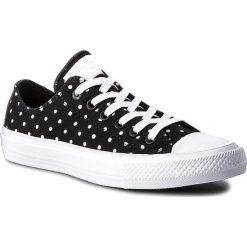 Trampki CONVERSE - Ctas II Ox 555803C Black/White/White. Czarne trampki Converse, bez wzorów, z gumy, bez zapięcia. Za 379.00 zł.