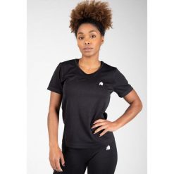 Neiro Bezszwowe Koszulka - Czarny. Czarne bluzki GORILLA WEAR, s, bez wzorów, sportowe, bez kołnierzyka, bez ramiączek. Za 192.00 zł.
