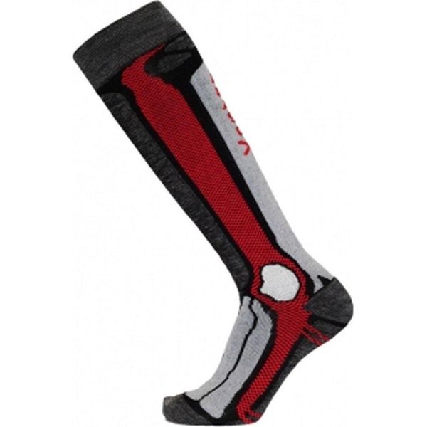 Skarpety sportowe z wełny merino dla dorosłych Apasox Marmolada. Czerwone skarpety APASOX, bez wzorów, z wełny. Za 108.95 zł.