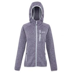 Damska Bluza Z Kapturem Newhill II Marl Full Zip. Czerwone bluzy Regatta, bez wzorów, z kapturem. Za 109.99 zł.