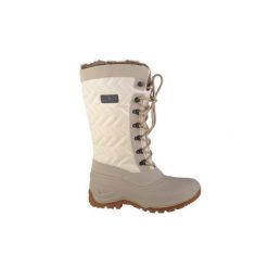 Buty zimowe damskie, CMP Nietos. Białe trekkingi CMP, z materiału, przed kolano, outdoorowe. Za 314.99 zł.