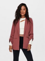 ONLY Marynarka Kayle-Orleen 15218743 Czerwony Regular Fit. Czerwone marynarki i żakiety Only, bez wzorów, z syntetyku. Za 229.99 zł.
