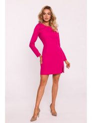 Made of emotion Sukienka w kolorze różowym rozmiar: XL. Różowe sukienki Made Of Emotion, xl, bez wzorów, bez kołnierzyka, bez ramiączek, mini. Za 189.99 zł.