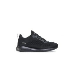 Buty damskie sportowe Skechers BOBS SQUAD. Czarne obuwie sportowe Skechers, bez zapięcia, trekkingowe, Skechers Sport. W wyprzedaży za 199.00 zł.