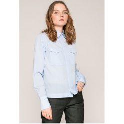 G-Star Raw - Koszula. Niebieskie koszule G-Star Raw, s, bez wzorów, z bawełny, casualowe, bez kołnierzyka, bez ramiączek. W wyprzedaży za 129.90 zł.