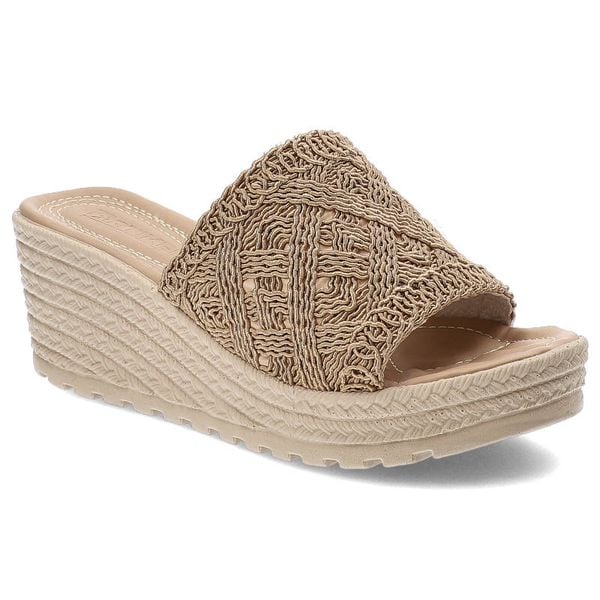 Beżowe Sandały Artiker Modne Buty Na Lato. Brązowe sandały Artiker, bez wzorów, boho, bez obcasa, na koturnie, bez zapięcia. Za 95.00 zł.