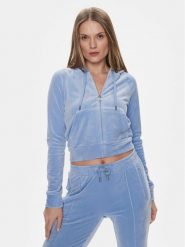 Juicy Couture Bluza Madison JCWA122001 Fioletowy Slim Fit. Fioletowe bluzy Juicy Couture, m, bez wzorów, z syntetyku, bez kaptura. Za 439.99 zł.