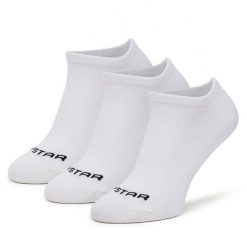 Stopki G-Star. Białe skarpety G-Star, bez wzorów. Za 24.99 zł.