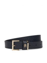 Tommy Hilfiger Pasek Damski Th Square 2.5 Mono Go AW0AW17974 Granatowy. Niebieskie paski TOMMY HILFIGER, bez wzorów, ze skóry. Za 259.99 zł.