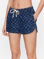 Roxy Szorty jeansowe New Impossible ERJDS03300 Granatowy Regular Fit. Niebieskie szorty Roxy, bez wzorów, z bawełny. Za 139.99 zł.