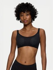 Triumph Biustonosz top Fit Smart 10202460 Czarny. Czarne biustonosze Triumph, bez wzorów, z syntetyku, bez kołnierzyka, bez ramiączek. Za 149.99 zł.