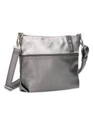 Zwei Torebka w kolorze srebrno-szarym - 27 x 23 x 10 cm rozmiar: onesize. Szare torby na ramię Zwei, bez wzorów, z materiału, na ramię, bez dodatków. Za 158.10 zł.