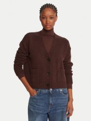 Weekend Max Mara Kardigan Filmato 2525346062 Brązowy Regular Fit. Brązowe kardigany Weekend Max Mara, s, bez wzorów, z wełny. Za 1,189.00 zł.