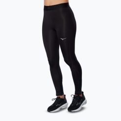 Legginsy do biegania damskie Mizuno Core Impulse Long black. Czarne legginsy sportowe Mizuno, bez wzorów, do biegania. Za 229.99 zł.