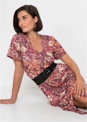 Pasek ze stretchem. Czarne paski bonprix, bez wzorów, z materiału, eleganckie. Za 67.99 zł.