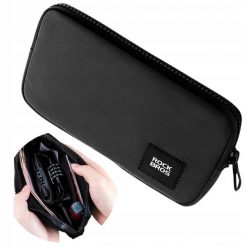 Saszetka rowerowa Rockbros 0,15l na telefon, klucze i portfel. Czarne torby na ramię ROCKBROS, bez wzorów, z materiału, eleganckie, bez dodatków. Za 54.99 zł.