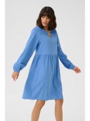 Kaffe Sukienka w kolorze błękitnym rozmiar: 38. Niebieskie sukienki Kaffe, bez wzorów, bez kołnierzyka, bez ramiączek, midi. Za 82.99 zł.