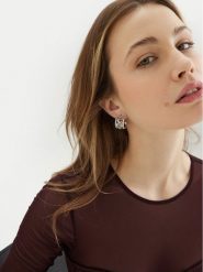 Guess Kolczyki JUBE05 036JW Srebrny. Szare kolczyki Guess, metalowe. Za 159.99 zł.