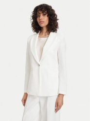 Maryley Marynarka 26EB187/43VA Kremowy Regular Fit. Białe marynarki i żakiety Maryley, m, bez wzorów, z syntetyku. Za 409.99 zł.