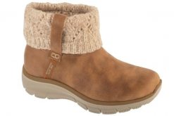 Buty zimowe damskie, Easy Going - Cozy Weather 2. Szare trekkingi Skechers, z materiału, trekkingowe. Za 279.99 zł.