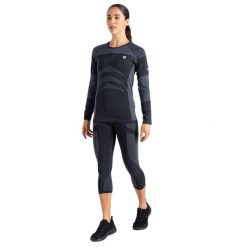 Legginsy Damskie In The Zone II Panel 3/4. Czarne legginsy Dare 2b, xs, bez wzorów, z materiału. Za 149.99 zł.