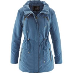 Płaszcz ze sztucznej skóry welurowej bonprix czerwony kwarcowy. Brązowe kurtki bonprix, bez wzorów, bez kaptura. Za 239.99 zł.