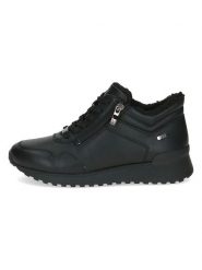 Caprice Skórzane sneakersy w kolorze czarnym rozmiar: 42. Czarne trampki Caprice, bez wzorów, bez zapięcia. Za 228.38 zł.