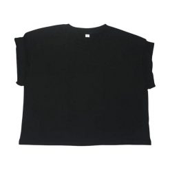 Top Damski Z Bawełny Organicznej. Czarne topy MANTIS, bez wzorów, z bawełny, bez kołnierzyka, bez ramiączek. Za 48.99 zł.