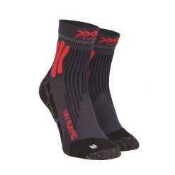 Skarpety biegowe X-Socks Run Speed Two 4.0. Szare skarpety X Socks, bez wzorów. W wyprzedaży za 96.00 zł.