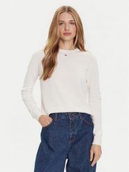Tommy Jeans Sweter Essential DW0DW20159 Écru Regular Fit. Swetry Tommy Jeans, xs, bez wzorów, z bawełny, bez ramiączek. Za 389.99 zł.