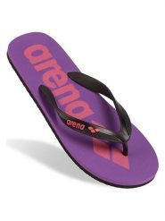 Arena Japonki w kolorze fioletowo-czarnym rozmiar: 43. Czarne klapki Arena, bez wzorów, z otwartym noskiem, bez obcasa. Za 62.03 zł.