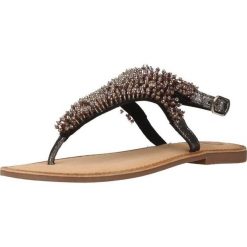Sandały GIOSEPPO 45309G Czarny. Czarne sandały Gioseppo, bez wzorów, ze skóry, bez obcasa, bez zapięcia. Za 141.99 zł.