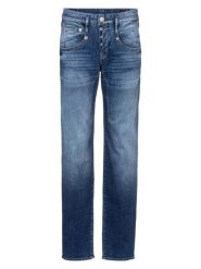 Herrlicher Dżinsy "Shyra" - Regular fit - w kolorze niebieskim rozmiar: W24/L32. Niebieskie jeansy Herrlicher, l, bez wzorów, z podwyższonym stanem. Za 173.99 zł.