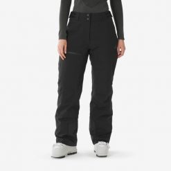 Spodnie narciarskie i snowboardowe damskie Quechua 500 AM. Czarne spodnie narciarskie KUIKMA, m, bez wzorów, z materiału, narciarskie. Za 399.99 zł.