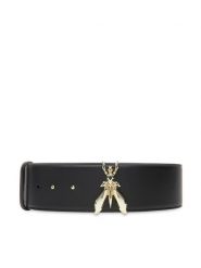 Patrizia Pepe Pasek Damski 8W0050/L048-K118 Czarny. Czarne paski Patrizia Pepe, bez wzorów, ze skóry. Za 639.99 zł.