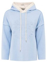 Zwillingsherz Bluza "Positive Mind" w kolorze błękitnym rozmiar: S/M. Niebieskie bluzy sportowe Zwillingsherz, m, bez wzorów, z kapturem. Za 150.72 zł.