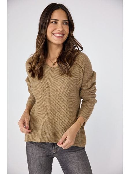 LIEBLINGSSTÜCK Sweter "Aliena" w kolorze jasnobrązowym rozmiar: 42. Brązowe swetry LIEBLINGSSTÜCK, bez wzorów, z wełny, bez ramiączek. Za 274.95 zł.