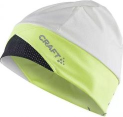 Czapka Craft Adv Lumen Fleece. Białe czapki Craft, bez wzorów, z dżerseju. Za 147.20 zł.
