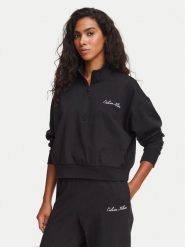 Calvin Klein Underwear Bluza LV00QS7685 Czarny Regular Fit. Czarne bluzy Calvin Klein Underwear, xl, bez wzorów, z bawełny, bez kaptura. Za 289.99 zł.