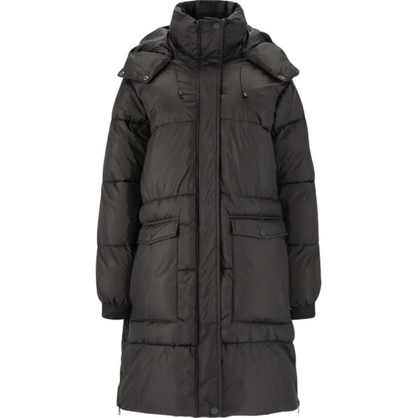 Parka dla kobiet Whistler Amatos. Czarne parki Whistler, uniwersalny, z materiału, eleganckie, bez kaptura. Za 270.50 zł.