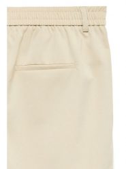 Vero Moda Spodnie w kolorze beżowym rozmiar: 38/L30. Brązowe spodnie materiałowe Vero Moda, na co dzień, l, bez wzorów, z materiału. Za 98.45 zł.