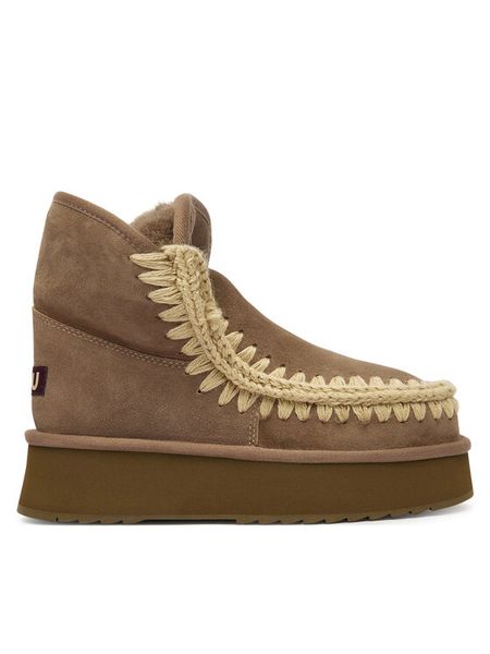 Mou Śniegowce MU.FW681010A Szary. Szare trapery i śniegowce Mou, ze skóry. Za 1,049.00 zł.