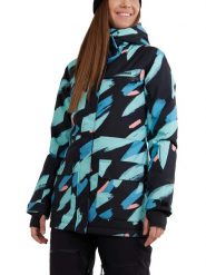 Kurtka narciarska damska Fundango Poplar. Czarne kurtki narciarskie FUNDANGO, m, bez wzorów, z poliesteru, bez kaptura, narciarskie. Za 499.00 zł.