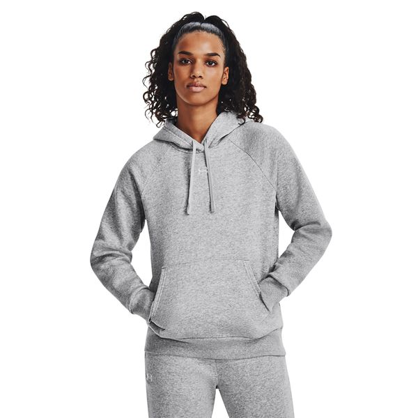 Bluza damska Under Armour Rival Fleece Hoodie. Szare bluzy Under Armour, xl, bez wzorów, bez kaptura. Za 255.30 zł.