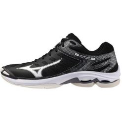 Adidasy Mizuno Wave Voltage 2, Dla obu płci. Czarne obuwie sportowe Mizuno, z syntetyku, bez zapięcia, do siatkówki, mizuno wave. Za 498.00 zł.