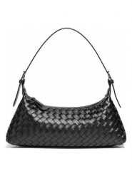 SUVRAI Torebka w kolorze czarnym - 28 x 20 x 19 cm rozmiar: onesize. Czarne torby na ramię SUVRAI, bez wzorów, z materiału, na ramię, bez dodatków. Za 121.99 zł.